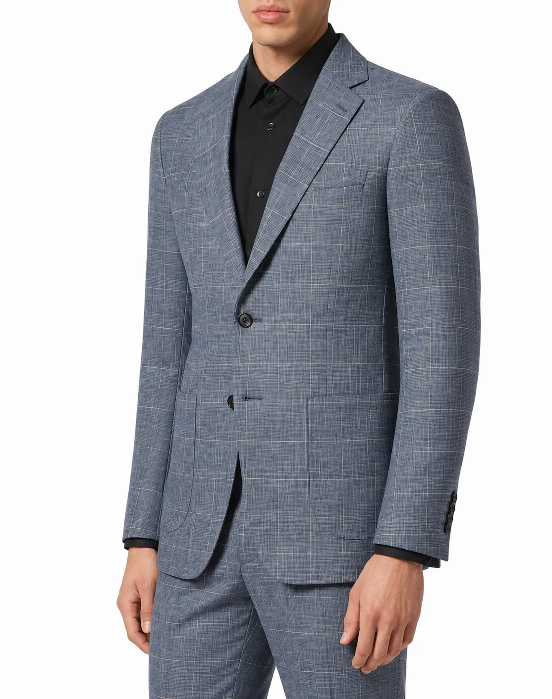 Костюм из льна с вискозой Regular Fit