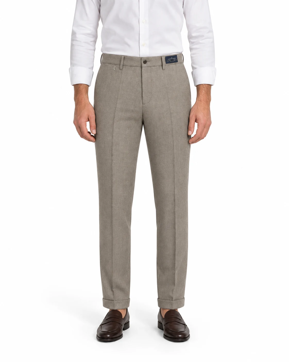 Брюки шерстяные Regular Fit — фото 3