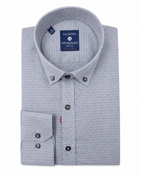 Рубашка хлопковая Comfort Fit Vito Rufolo