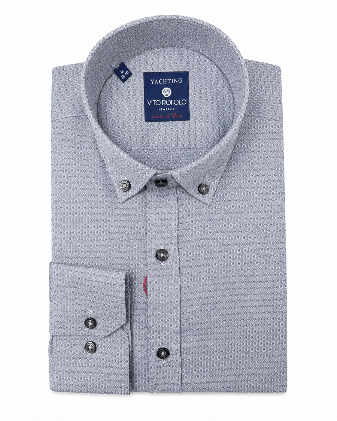 Рубашка хлопковая Comfort Fit Vito Rufolo