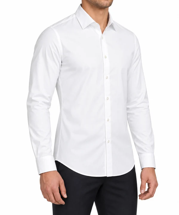 Рубашка хлопковая Slim Fit