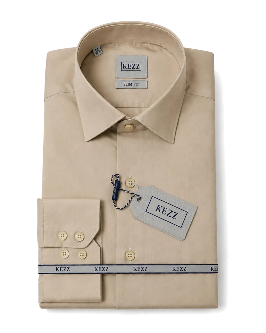 Рубашка хлопковая Slim Fit