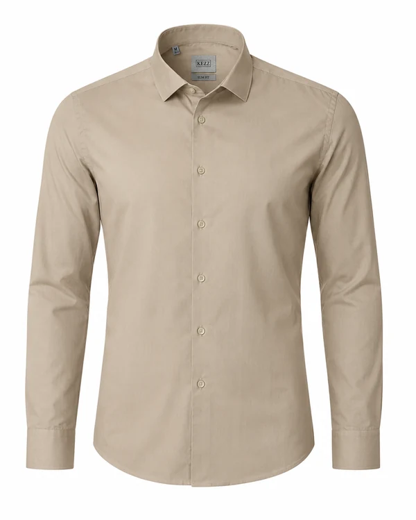 Рубашка хлопковая Slim Fit