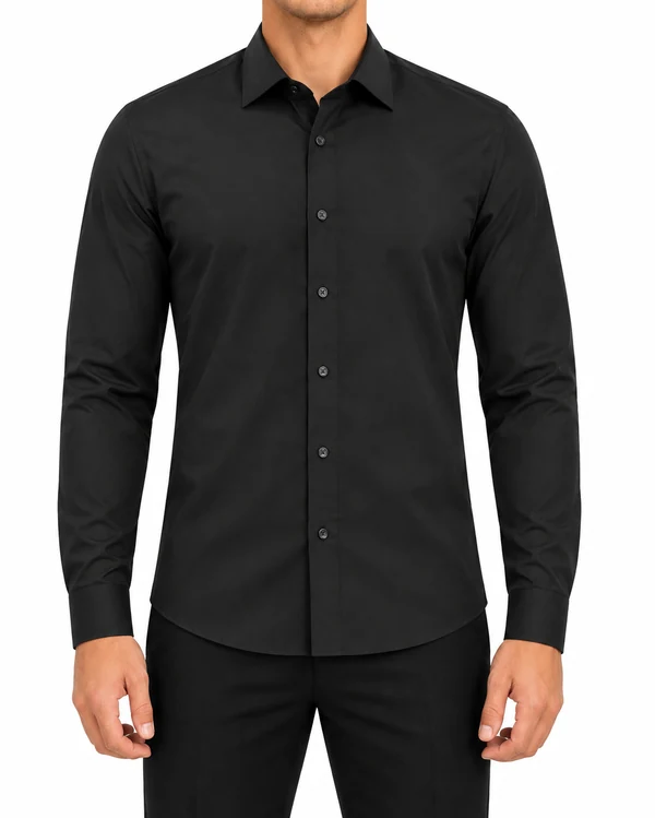 Рубашка хлопковая Slim Fit