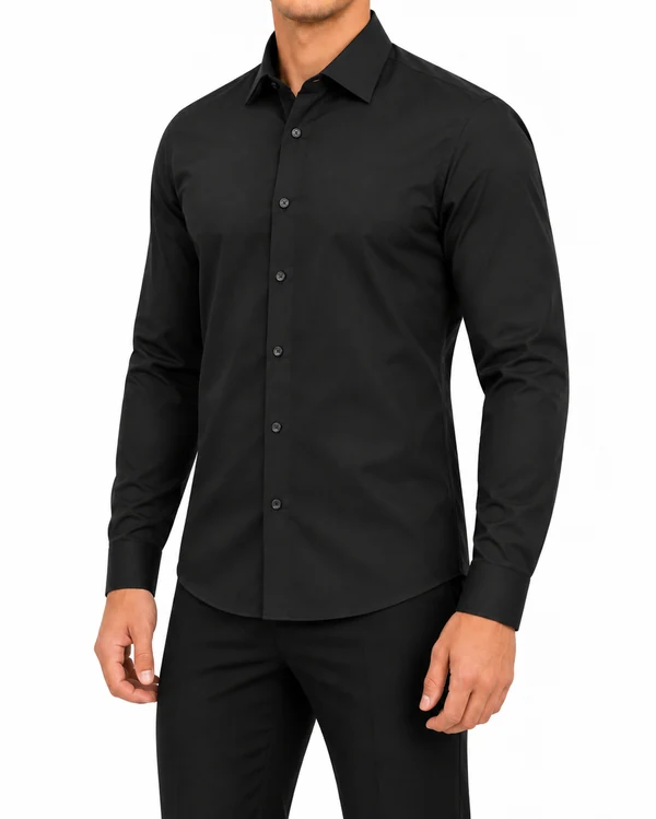 Рубашка хлопковая Slim Fit